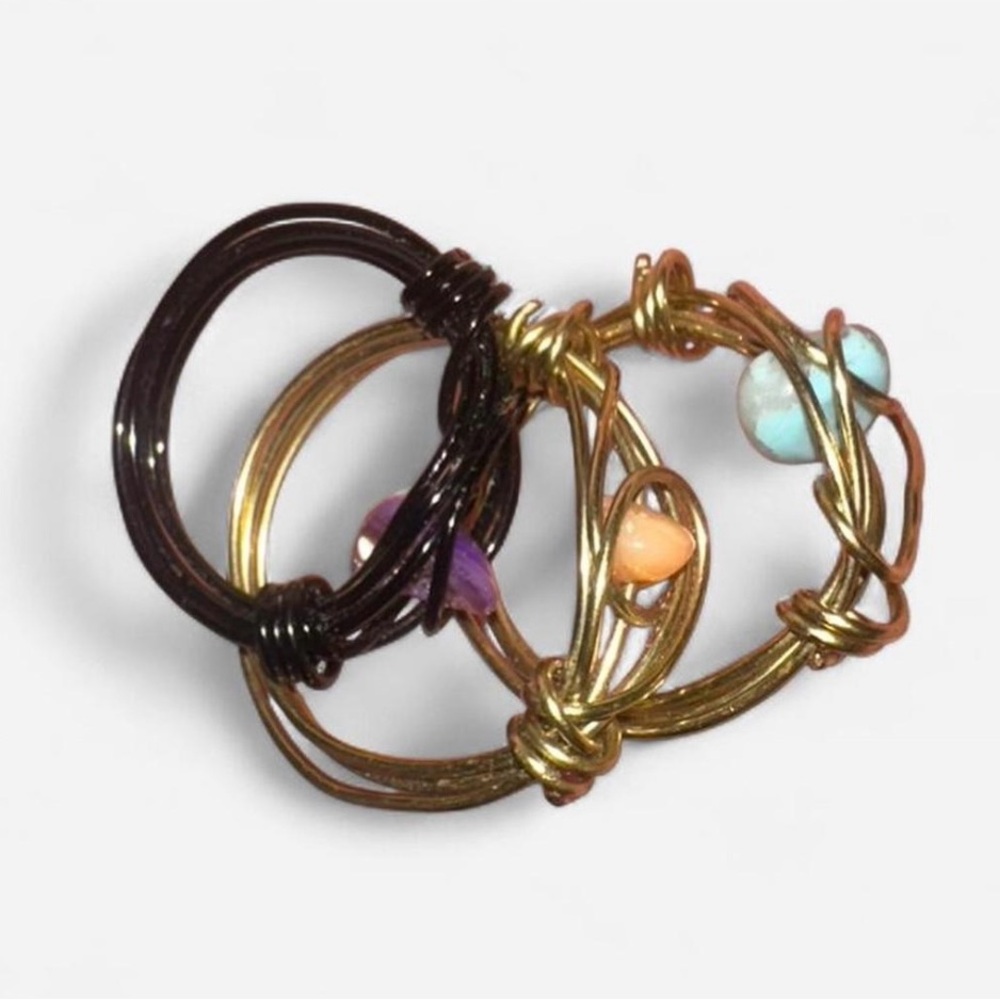 Handmade Gemstone Ring Bundle